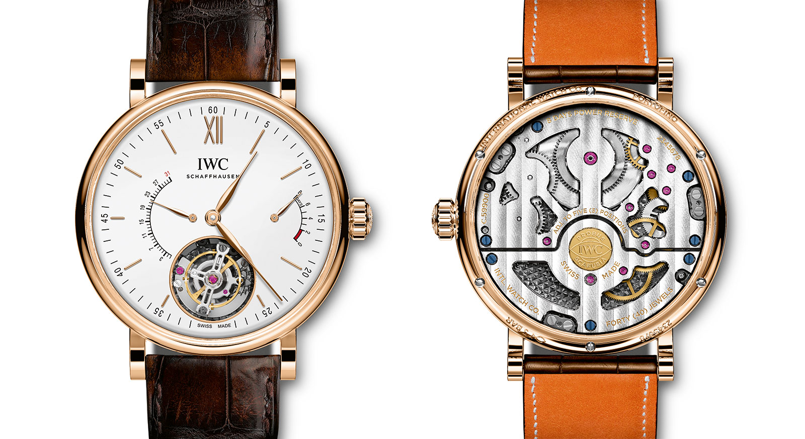 IWC Introduces Portofino Hand Wound Tourbillon R trograde SJX