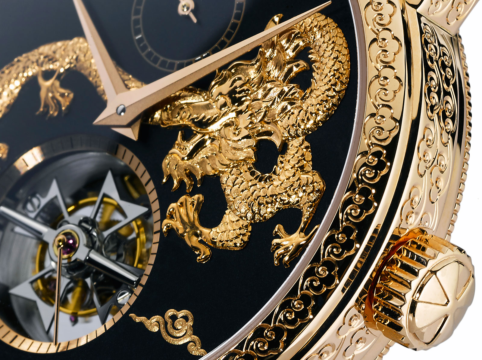 Dragon watch gold discount price