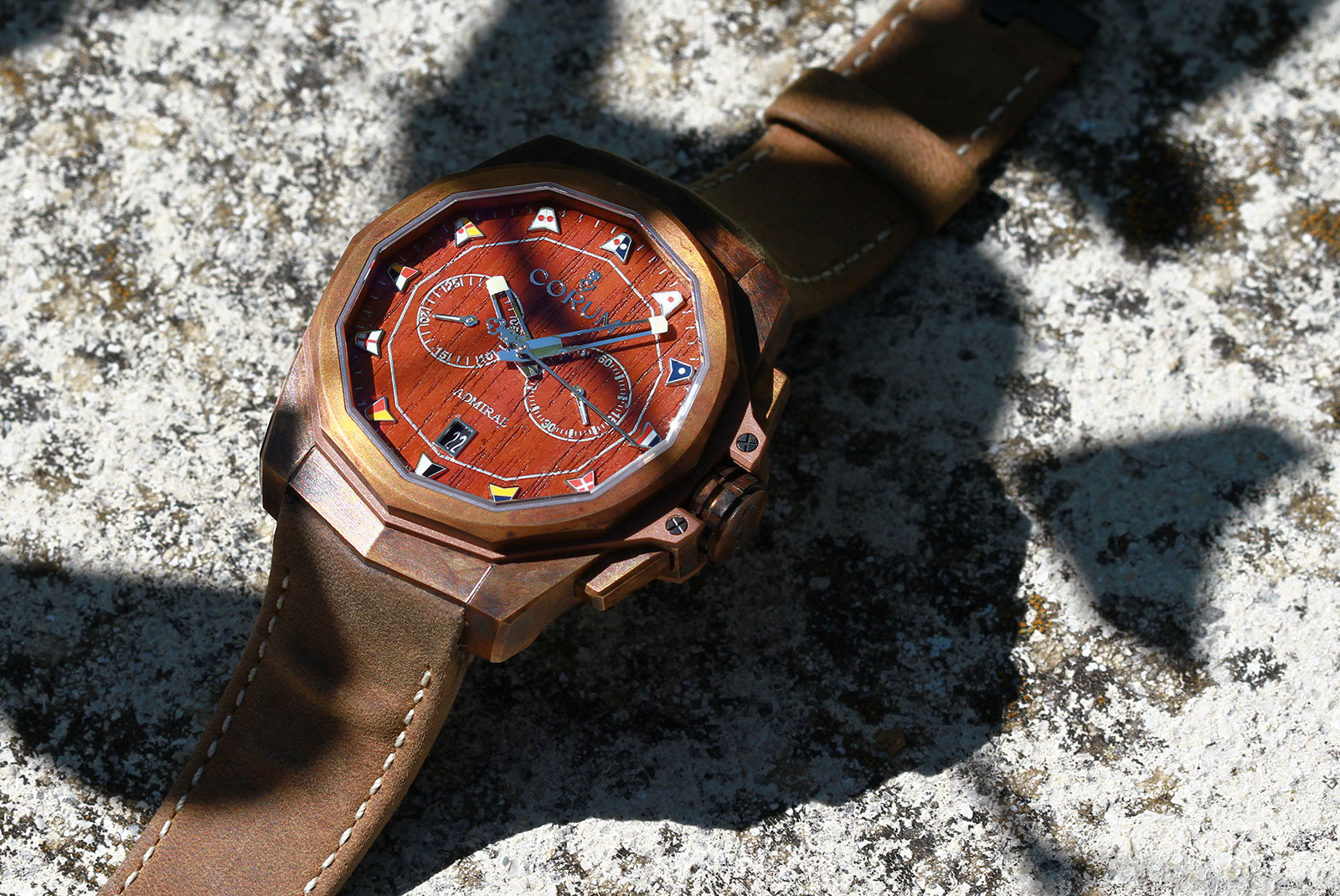 Introducing the Corum Admiral AC One 45 Chronograph Bronze SJX