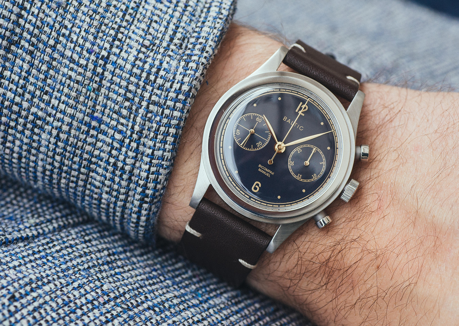 Introducing the Baltic Watches Bicompax 001 Chronograph and Time