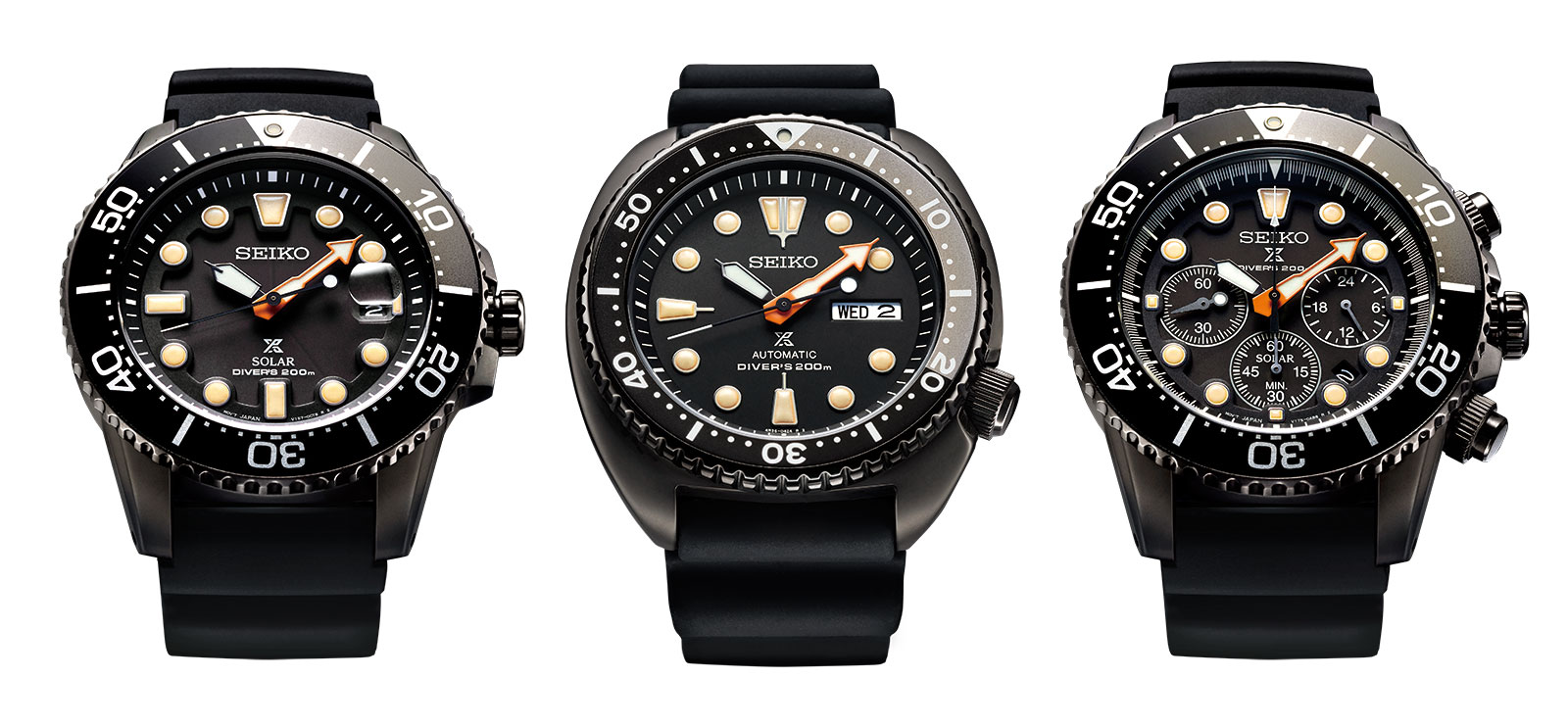 Seiko Introduces Prospex 'Black Series' Limited Edition Divers | SJX Watches