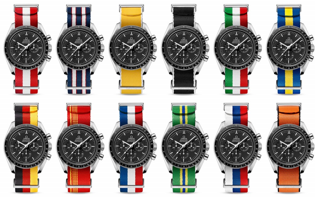 Omega Introduces Fabric NATO Straps in FlagInspired Colours SJX Watches
