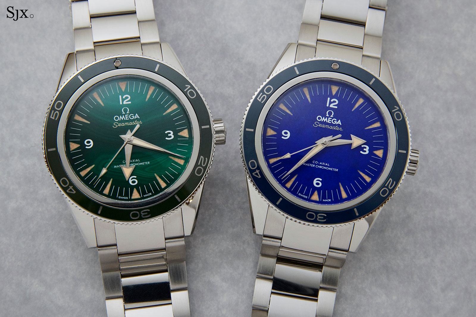 Hands On with the Omega Seamaster 300 Malachite and Lapis Lazuli