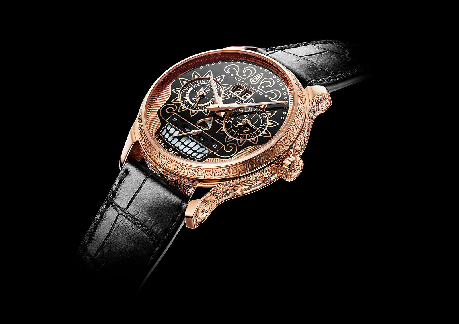 L u c. Chopard часы мужские el dia de muertos. Мертвые бренды часов.