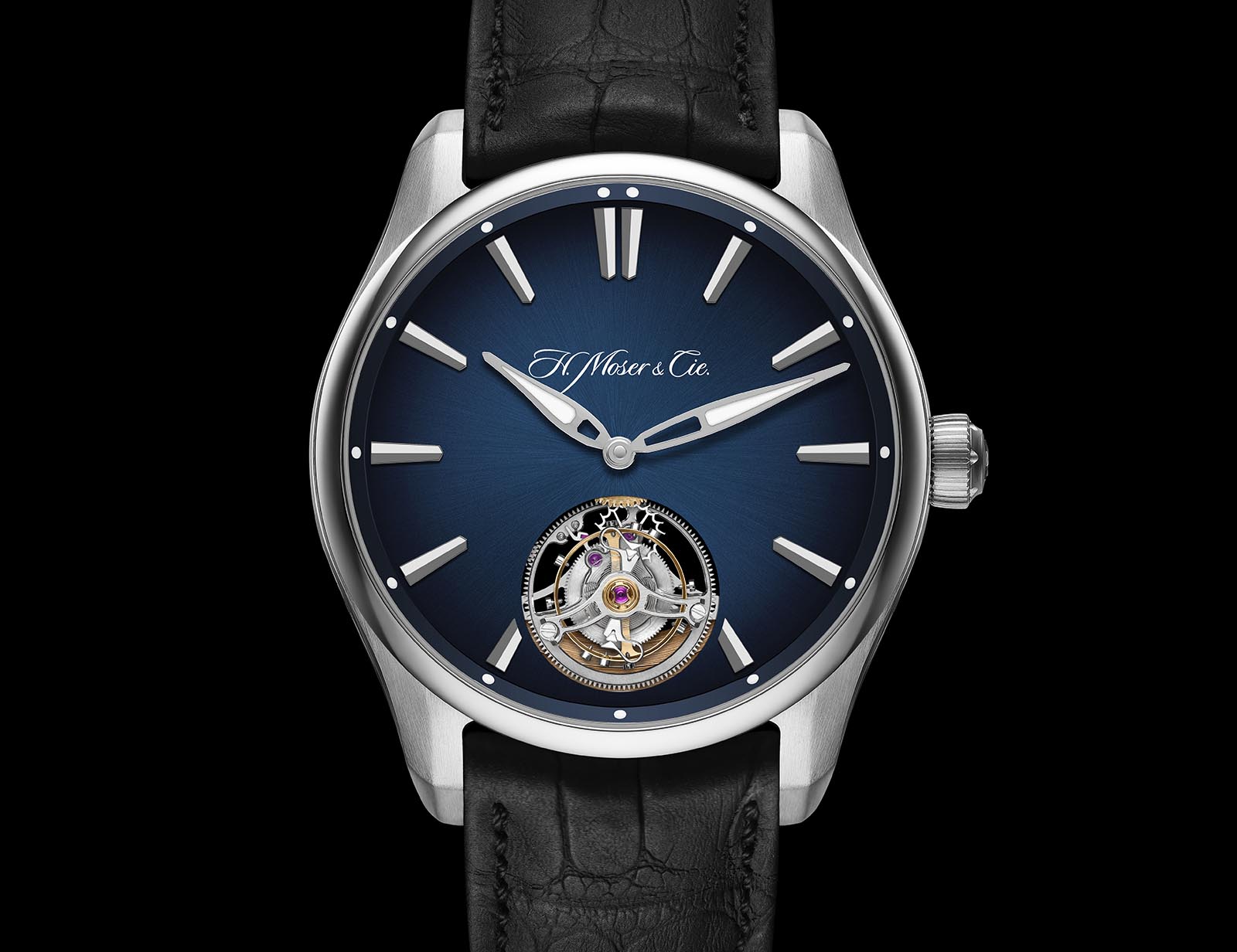 H. Moser Cie. Introduces the Pioneer Tourbillon in Steel SJX Watches