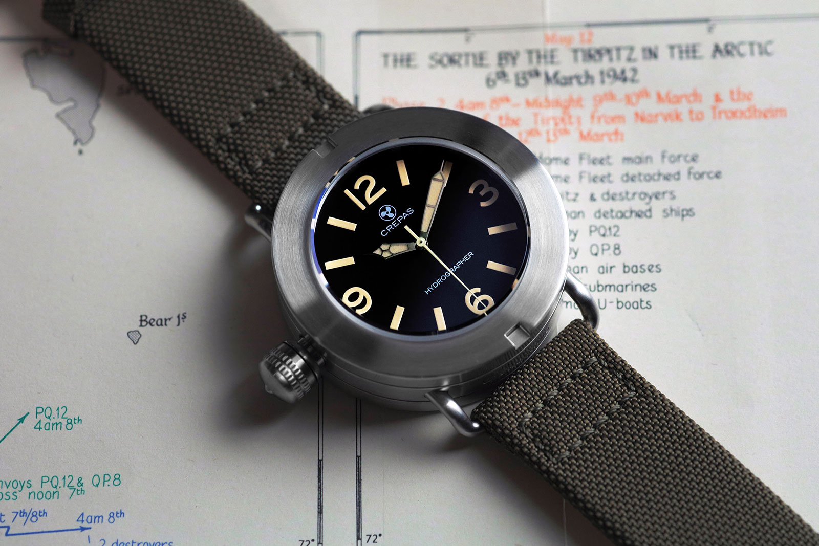 Introducing the Crepas Hydrographer 1942m by OceanicTime SJX Watches