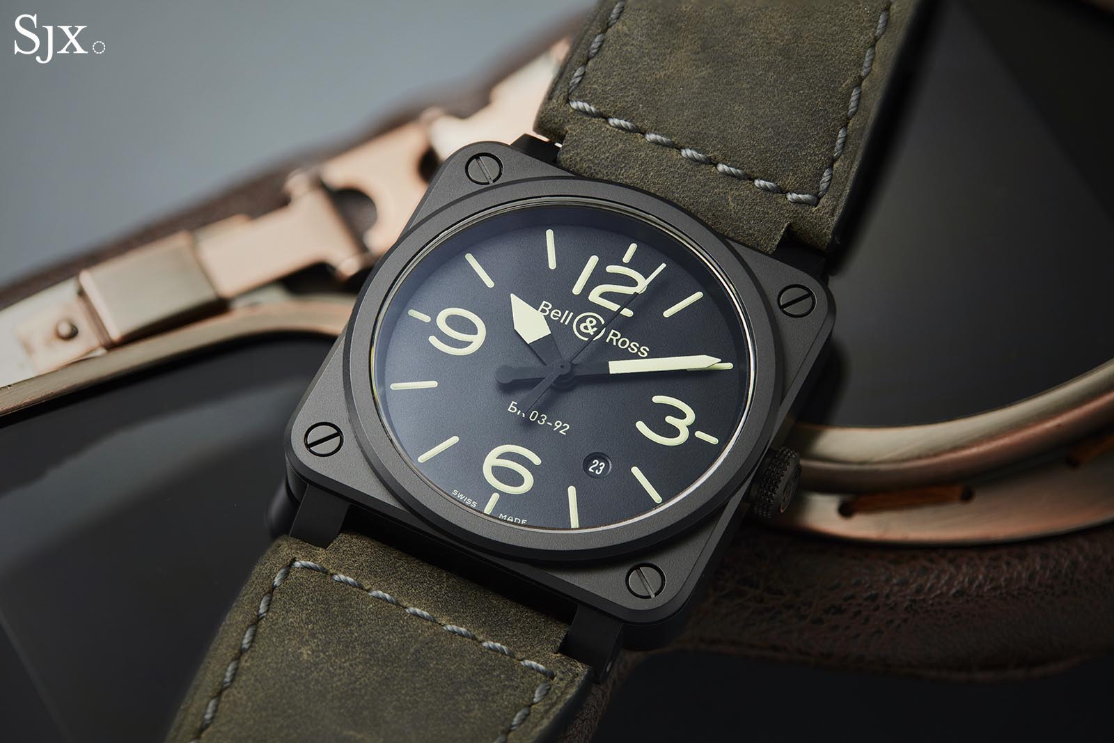 Up Close Bell Ross BR 03 92 Nightlum SJX Watches