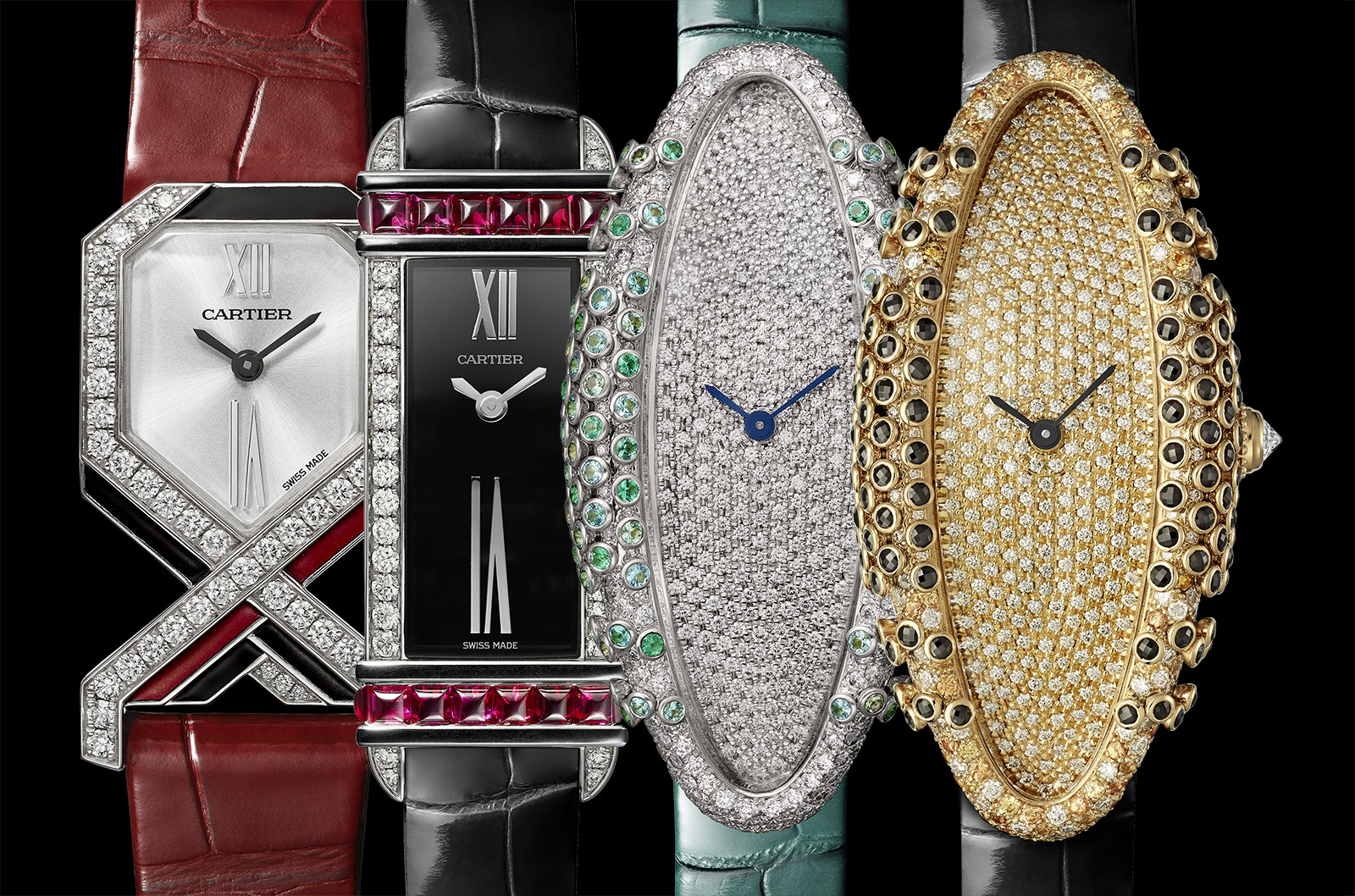 SIHH 2019 Cartier Libre Jewelled Watches in Extravagant Shapes