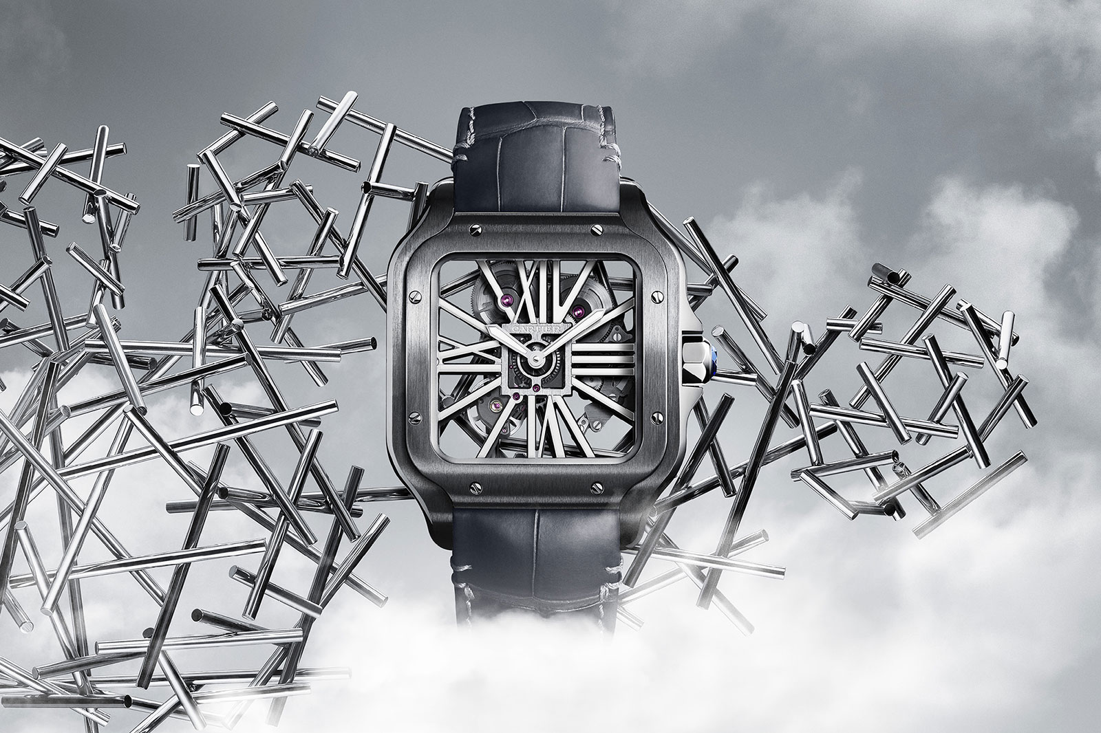 cartier skeleton santos