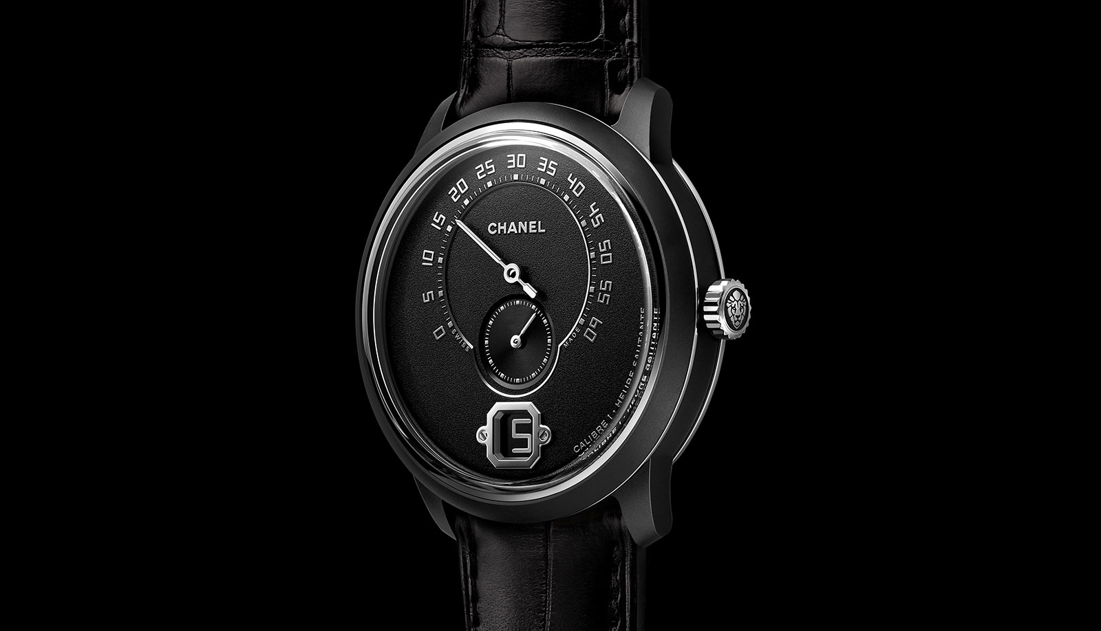 Chanel Monsieur Édition Noire Black Ceramic Watch - Oracle Time