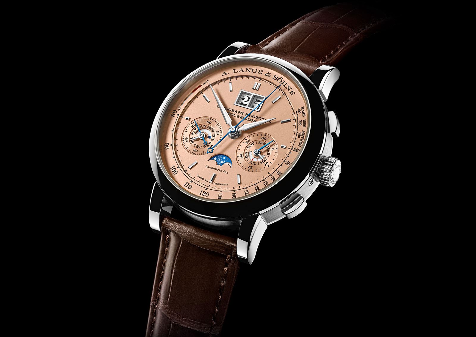 SIHH 2019: A. Lange & Söhne Datograph Perpetual Tourbillon Pink Gold ...