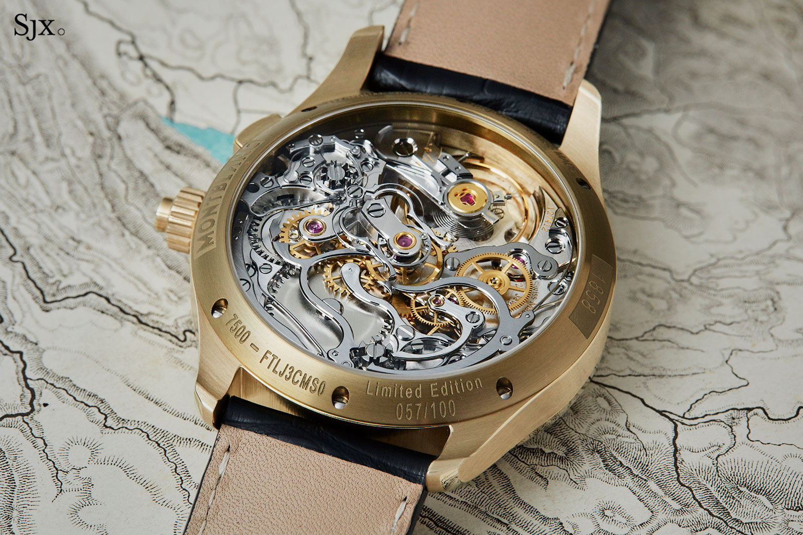 Montblanc 1858 Split Second Chronograph bronze 5