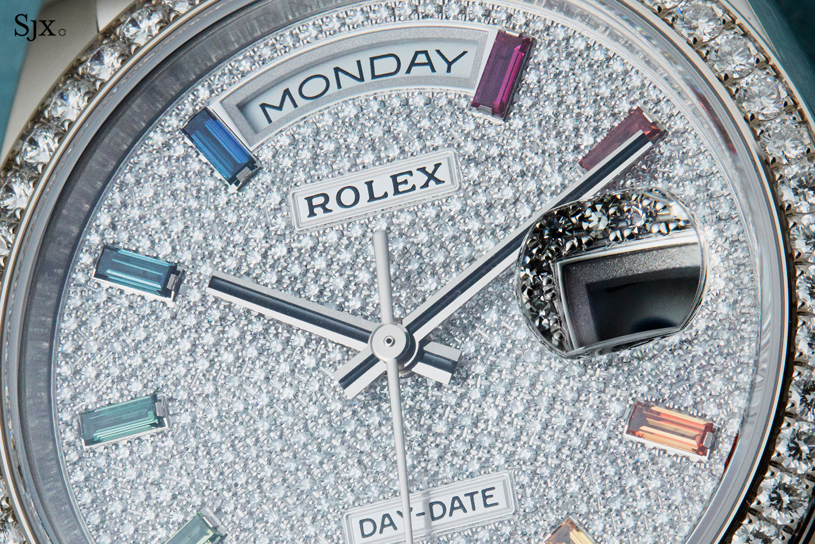 Hands On with the Rolex Day Date 36 Rainbow SJX Watches