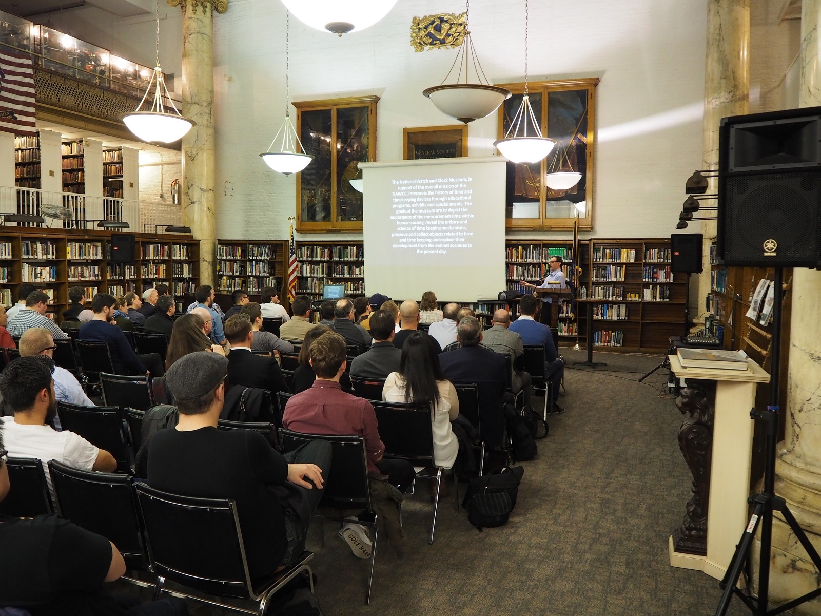 First meeting of the HSNY at the General Society Library