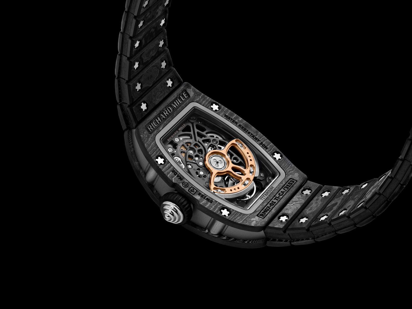 Richard Mille Introduces the Carbon TPT Link Bracelet SJX Watches