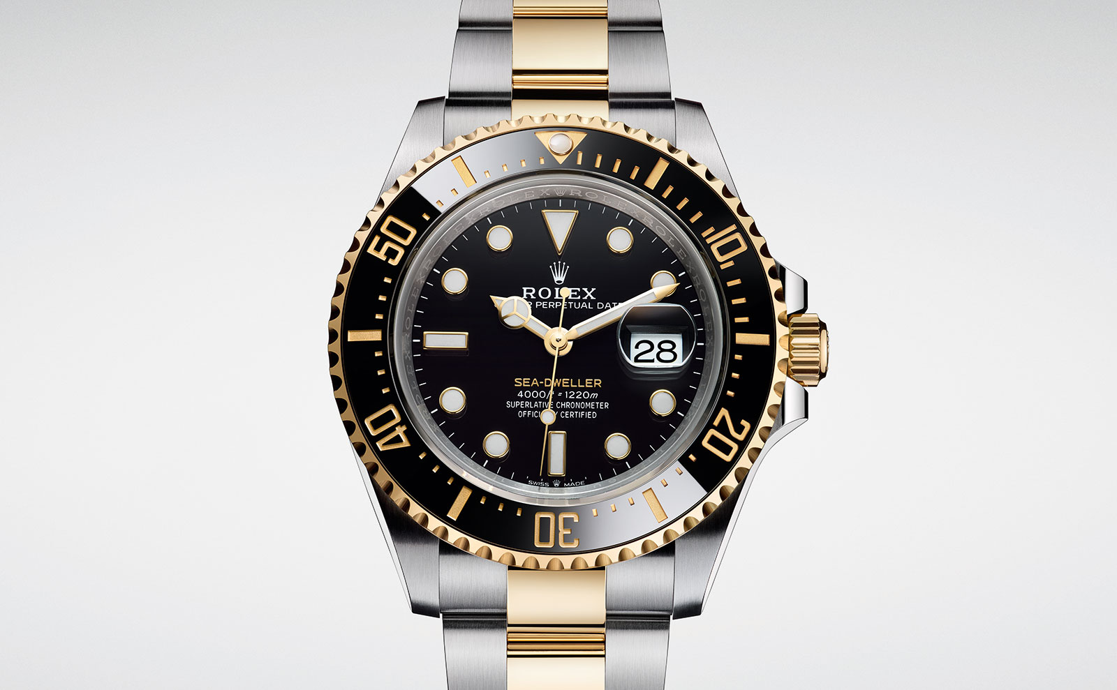 Rolex sea dweller yellow gold sale