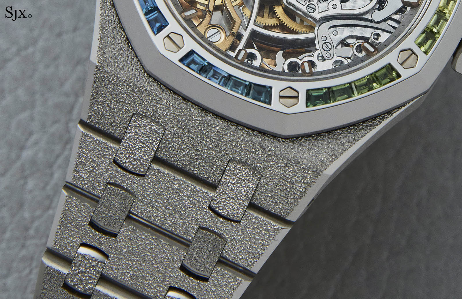 Audemars piguet 2024 frosted skeleton