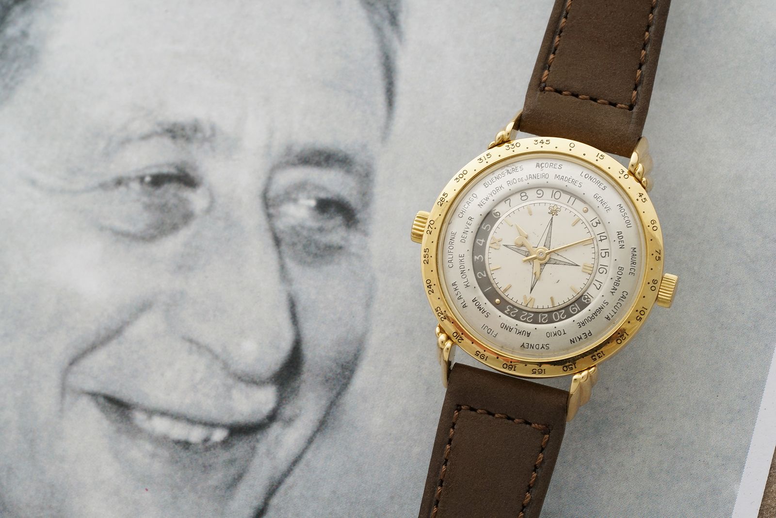 Louis Cottier and his Two Crown Worldtimer wristwatch prototype