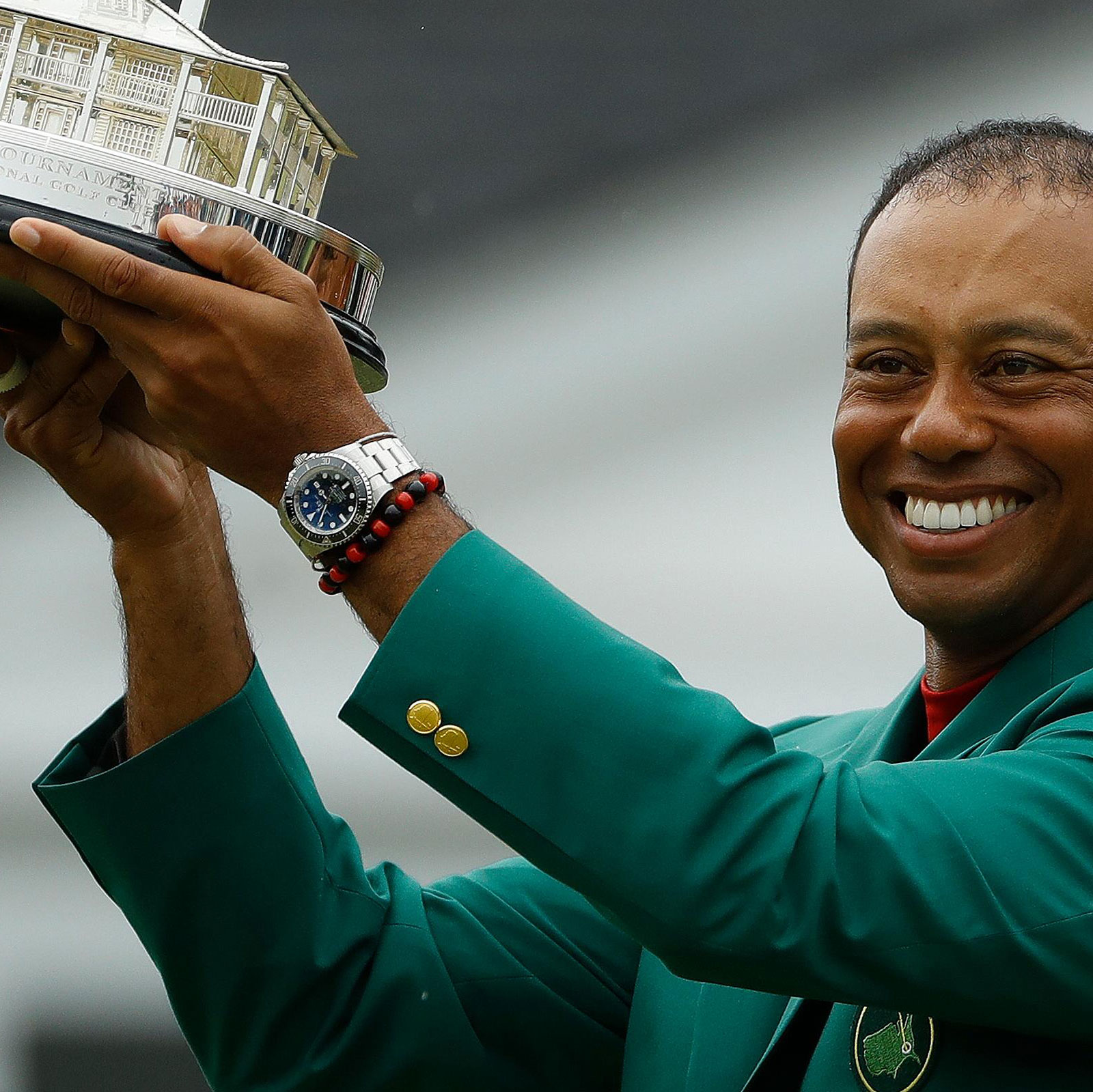 Tiger Woods Wins Masters Straps on Rolex Deepsea SJX Watches