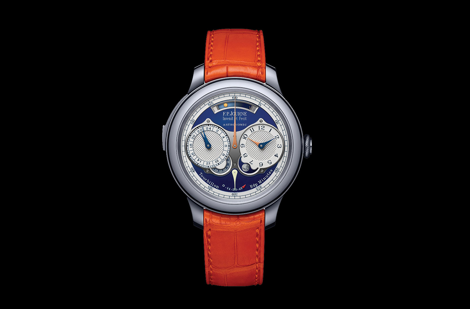 Introducing the F.P. Journe Astronomic. fp journe chronometre bleu disconti...