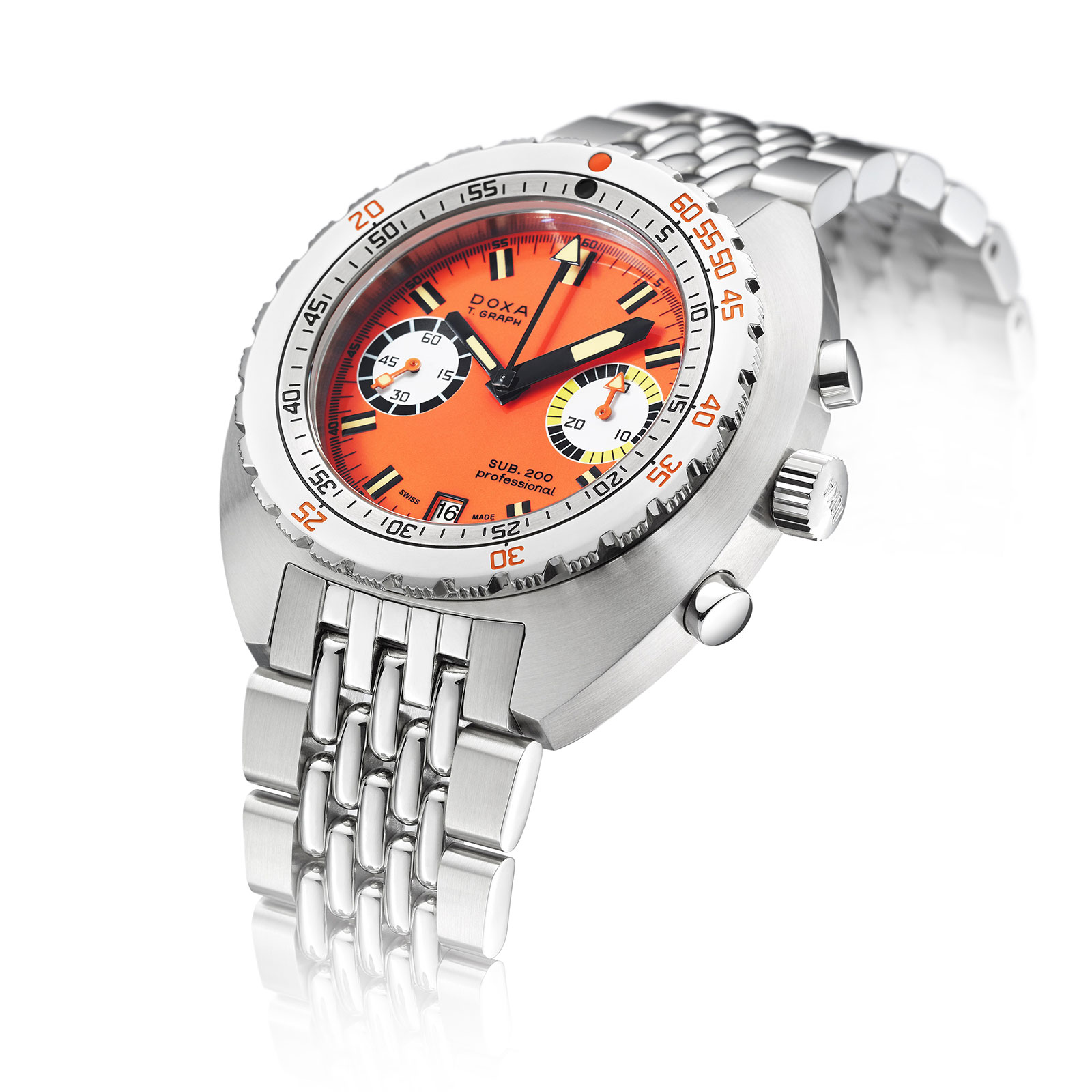 doxa Sub 200 T.Graph steel chronograph 1