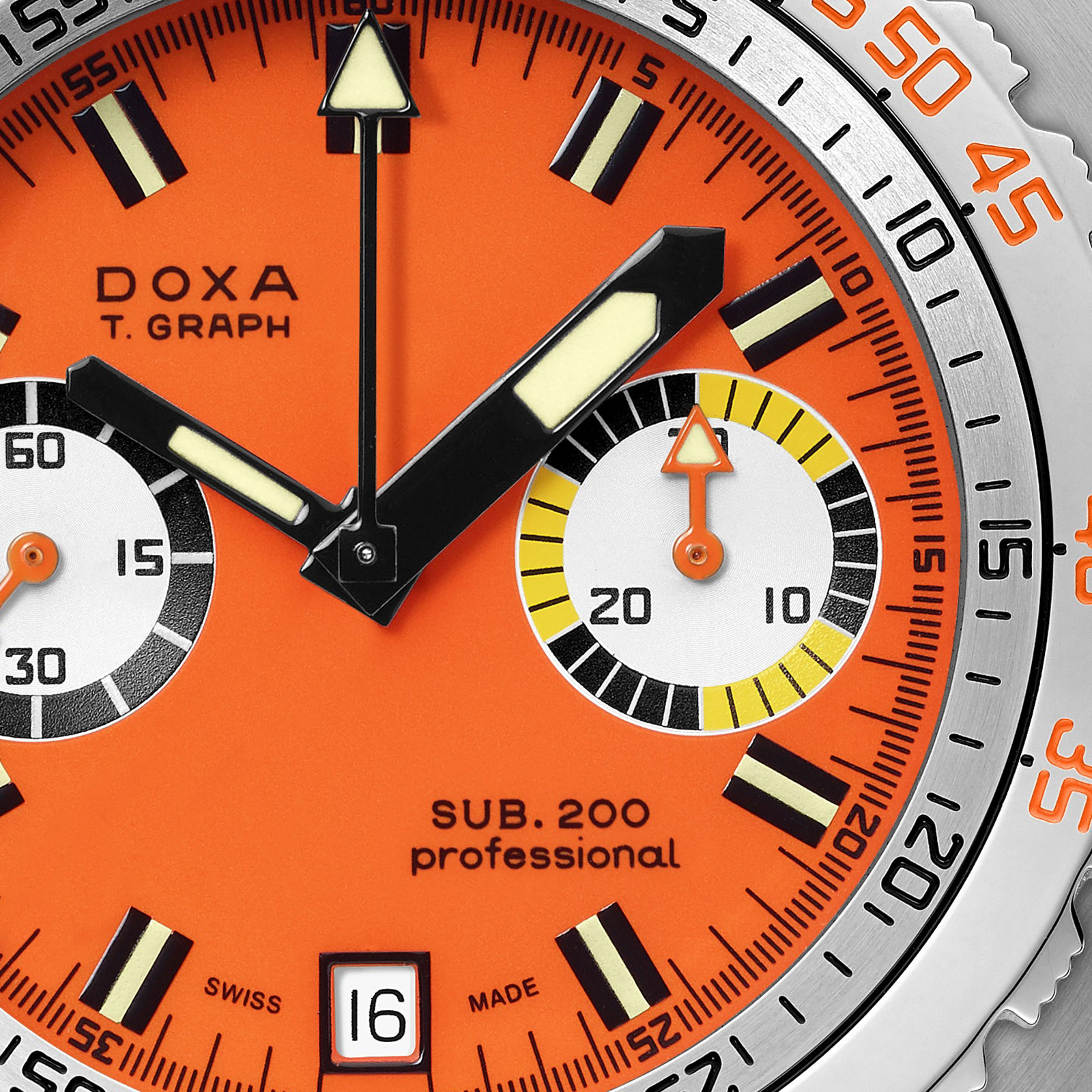 Doxa sub discount 200 t graph