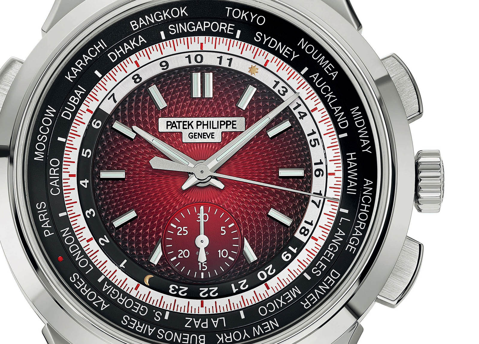 Patek Philippe Introduces the World Time Chronograph Singapore 2019 Ref. 5930G With Price SJX Watches