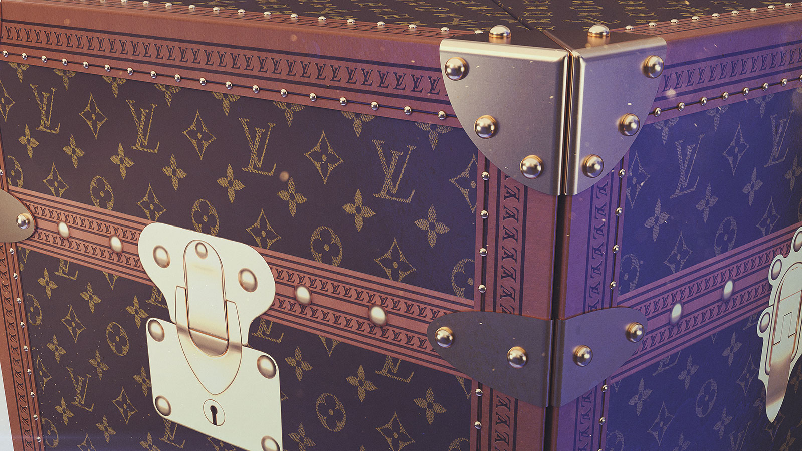 Louis Vuitton Presents 2023 Rugby World Cup Monogram Trophy Case