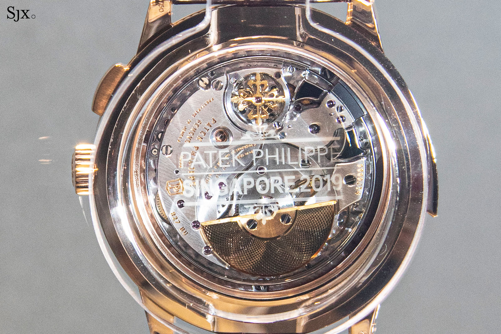 patek singapore 2019 case back