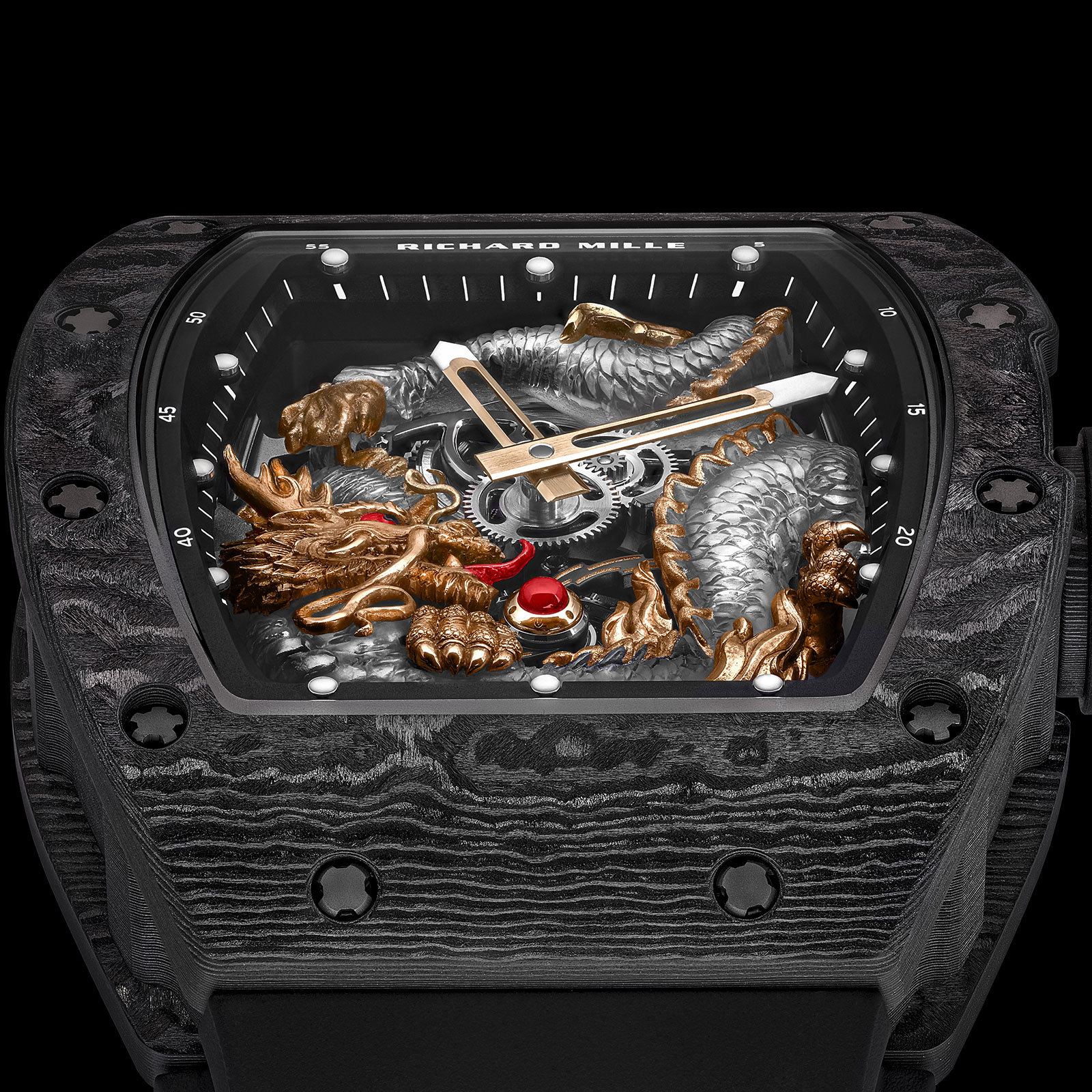 Richard mille red on sale dragon