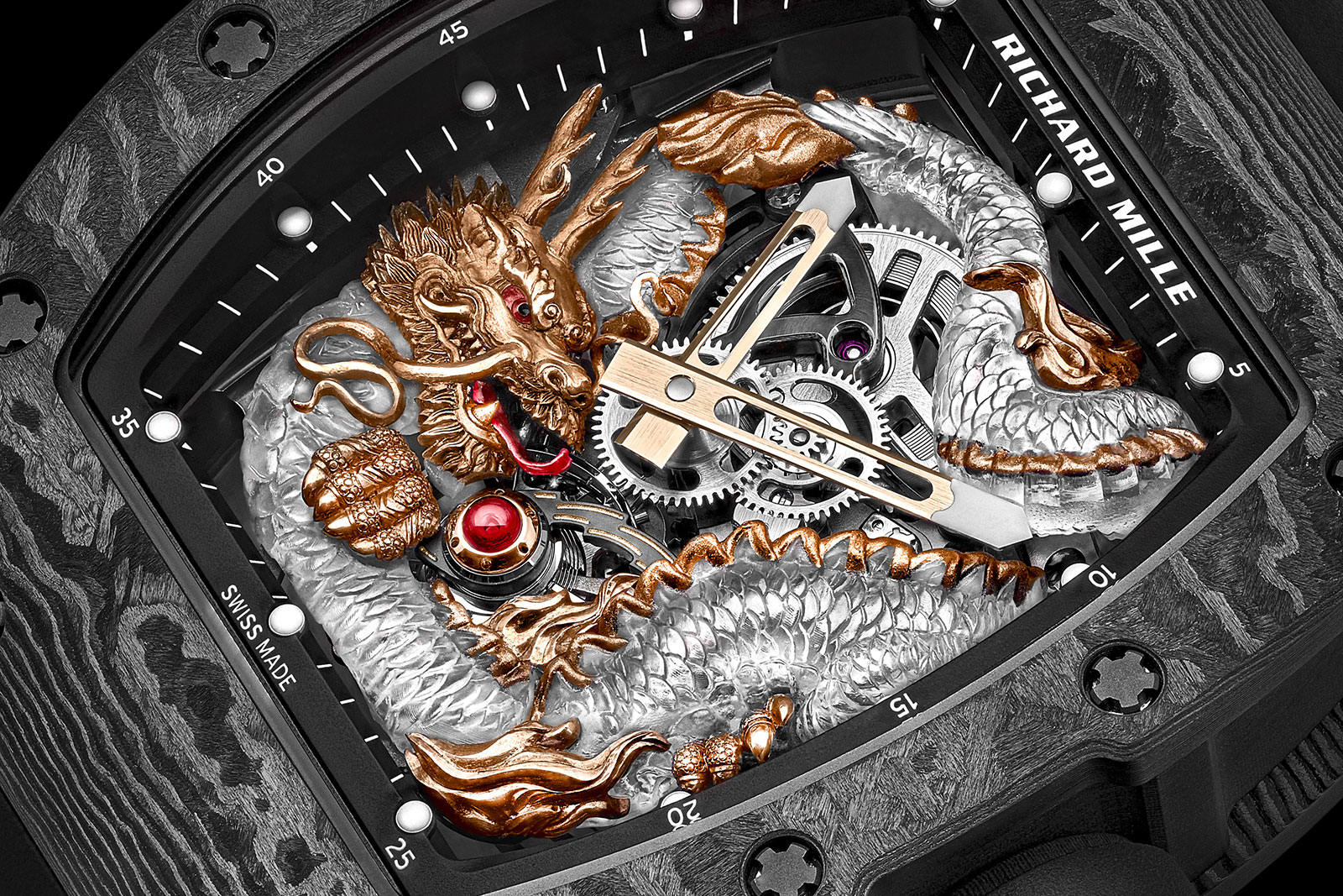 Richard Mille Introduces The RM 57-03 Tourbillon Sapphire Dragon SJX ...