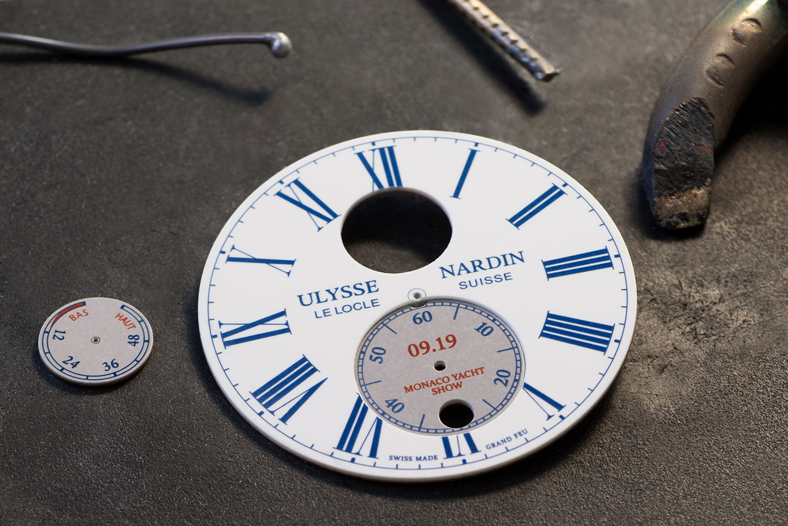 ulysse nardin Marine Torpilleur Monaco enamel dial making 2