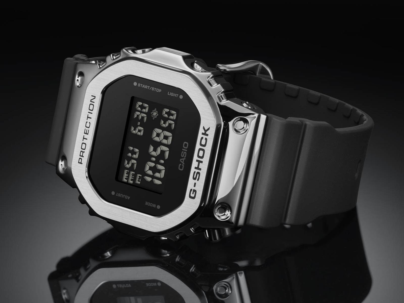 Introducing the G Shock GM 5600 Capped in Stainless Steel SJX