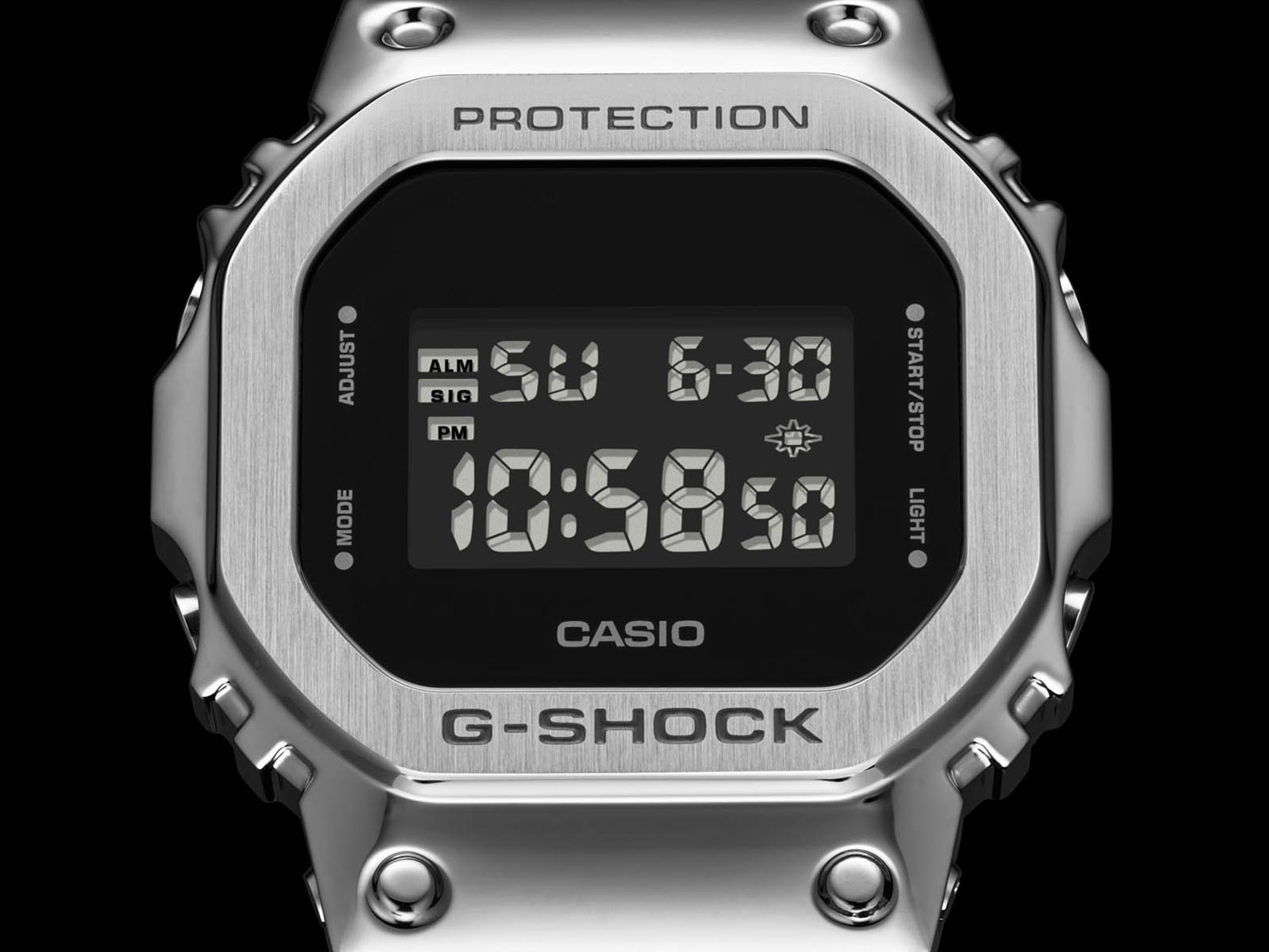 Introducing The G-Shock GM-5600 (Capped) In Stainless Steel SJX Watches ...