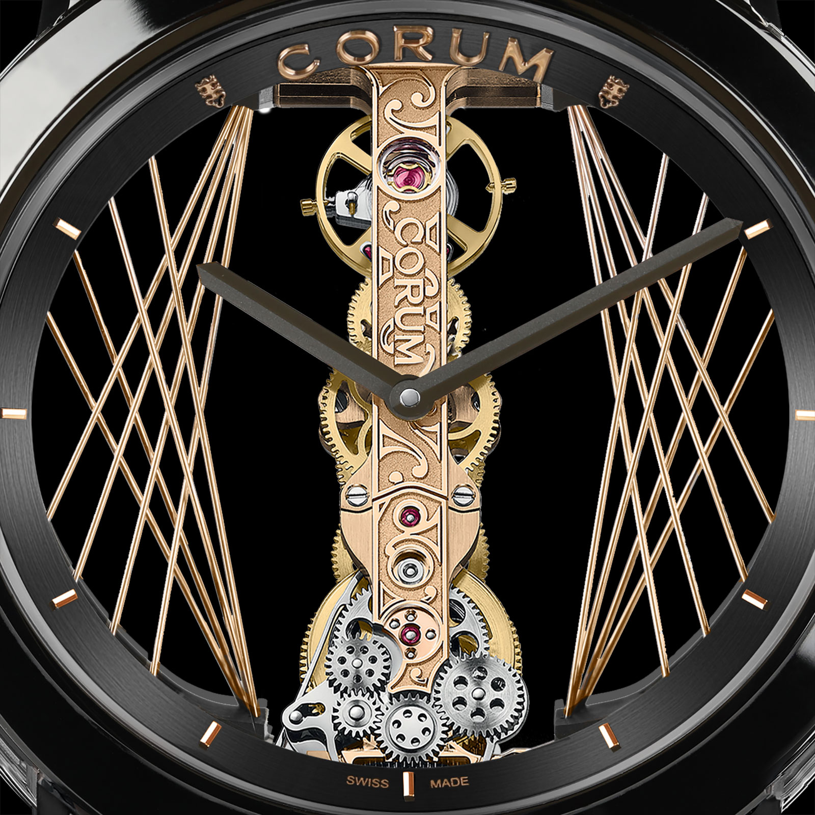 Corum Introduces the Golden Bridge Round 43 Art Deco SJX Watches