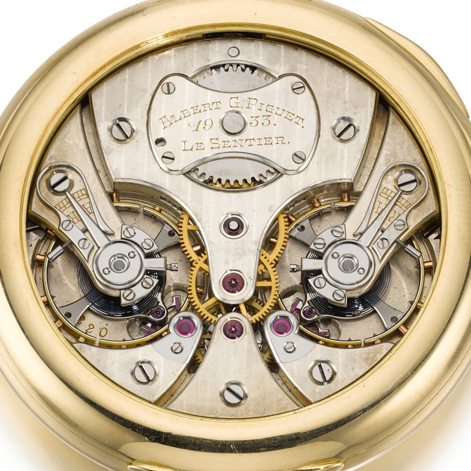 Auction Report Albert Piguet Double Balance Resonance Watch Sells for CHF250 000 SJX Watches