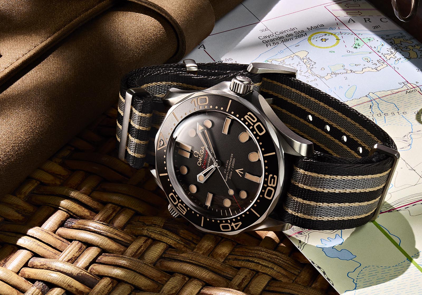 omega seamaster diver leather strap