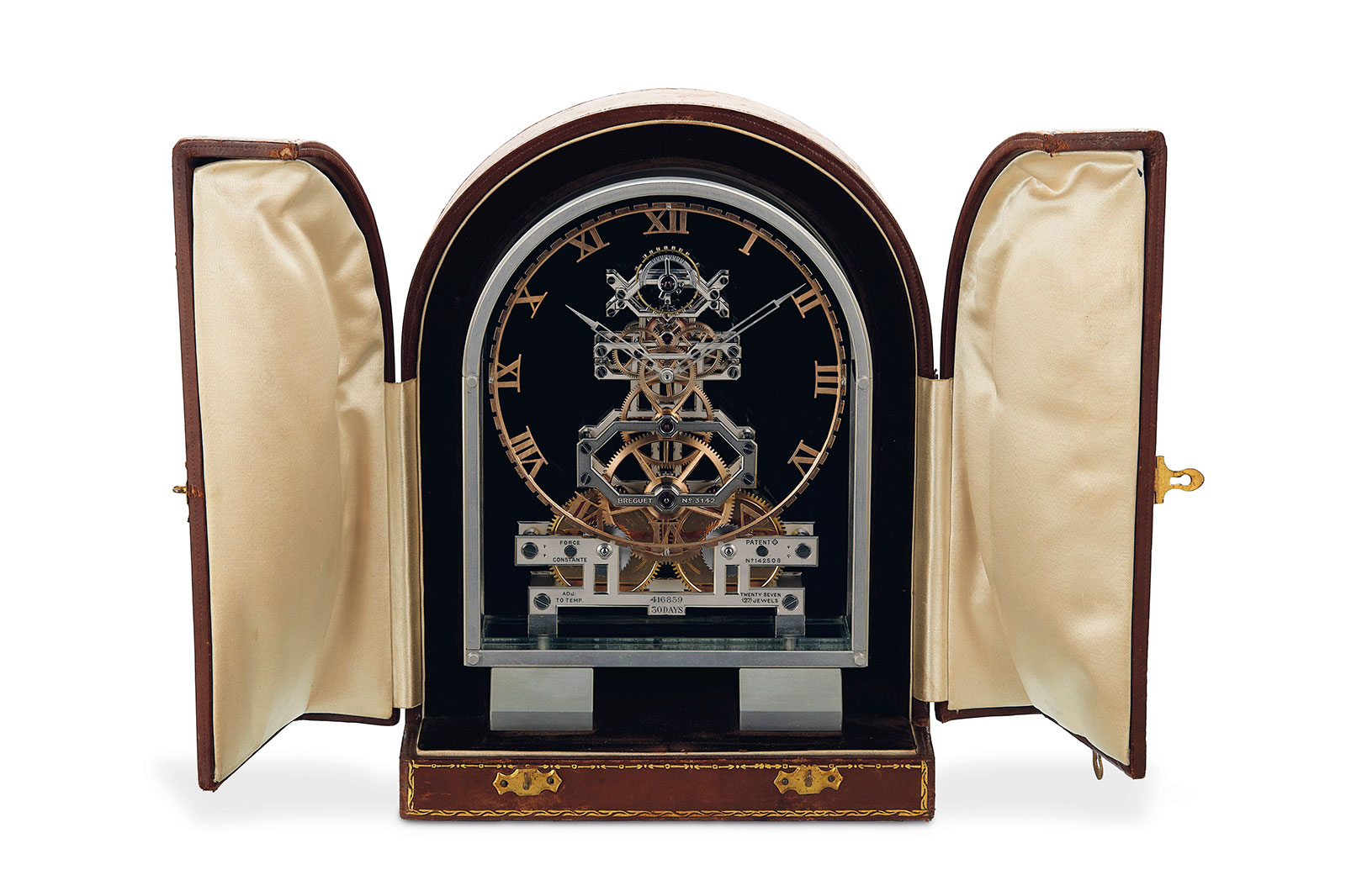 Auction Watch Breguet Skeleton 30 Day Constant Force Clock by