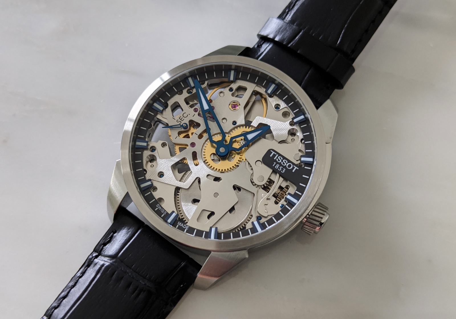 Tissot t on sale complication squelette review