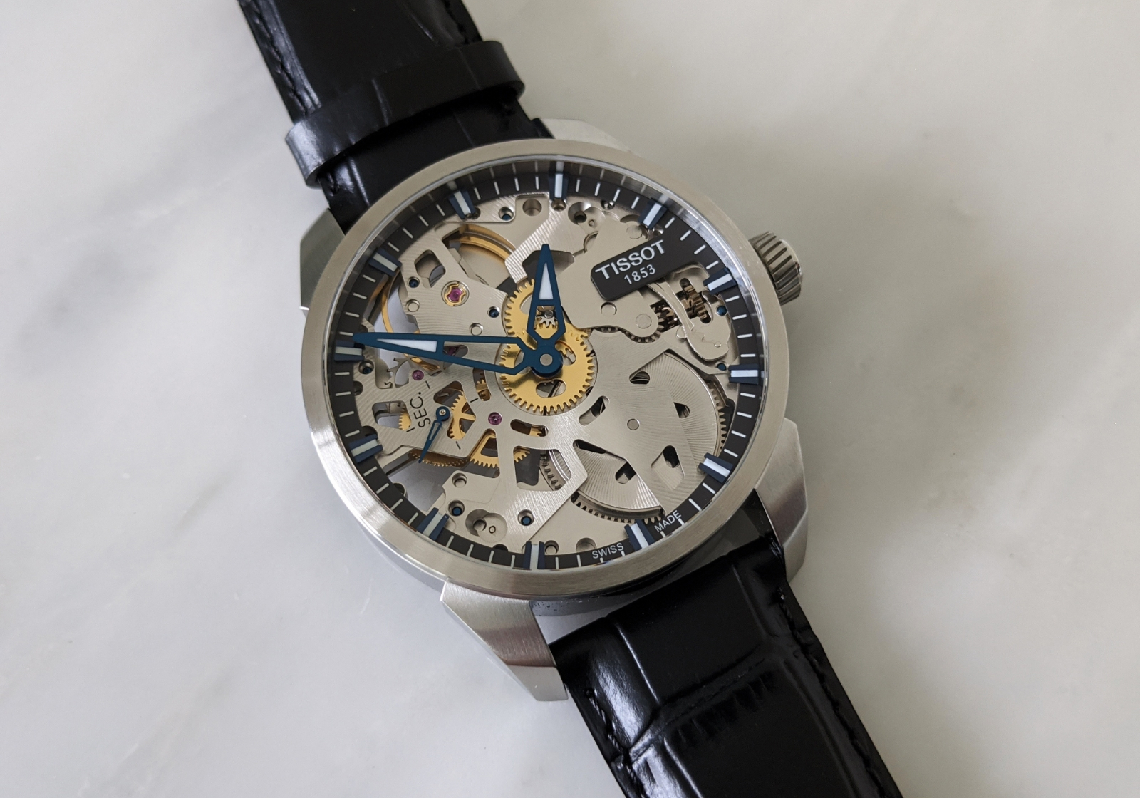 Tissot 1853 outlet skeleton