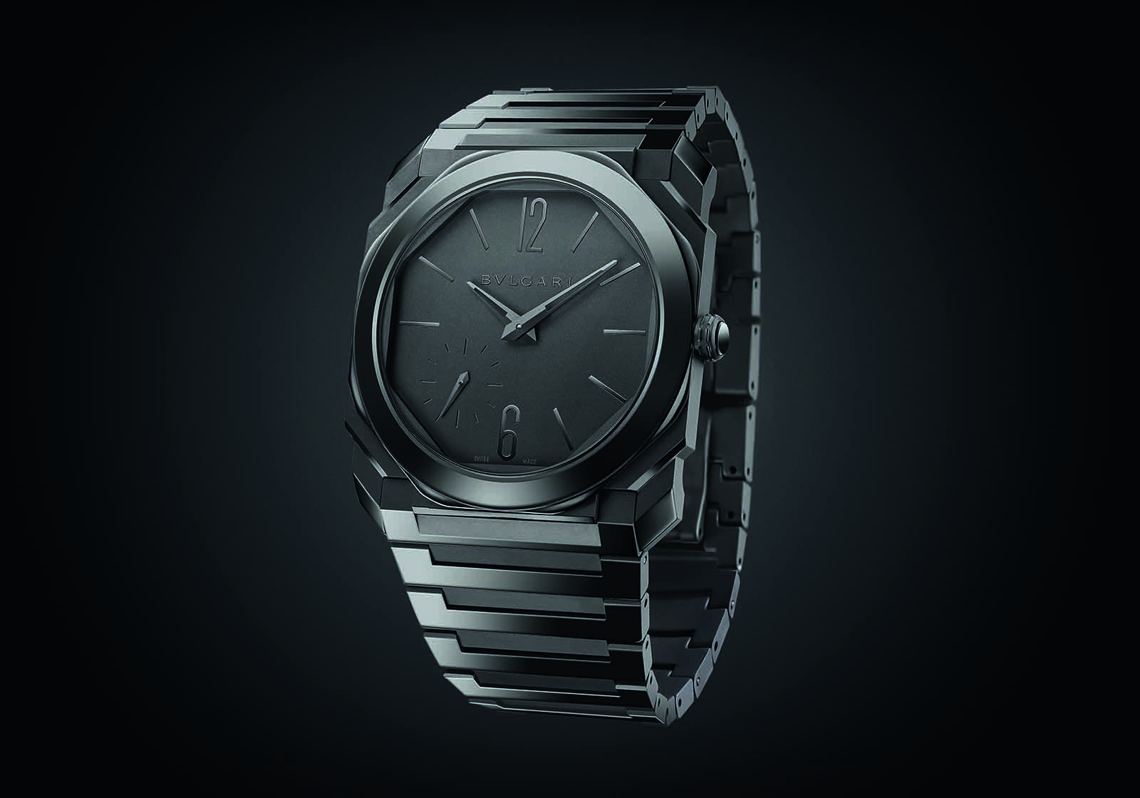 Bvlgari Octo Finissimo Watch - 40 mm Black Ceramic Case - Sandblasted Black  Ceramic Dial - Ceramic Bracelet - 103077