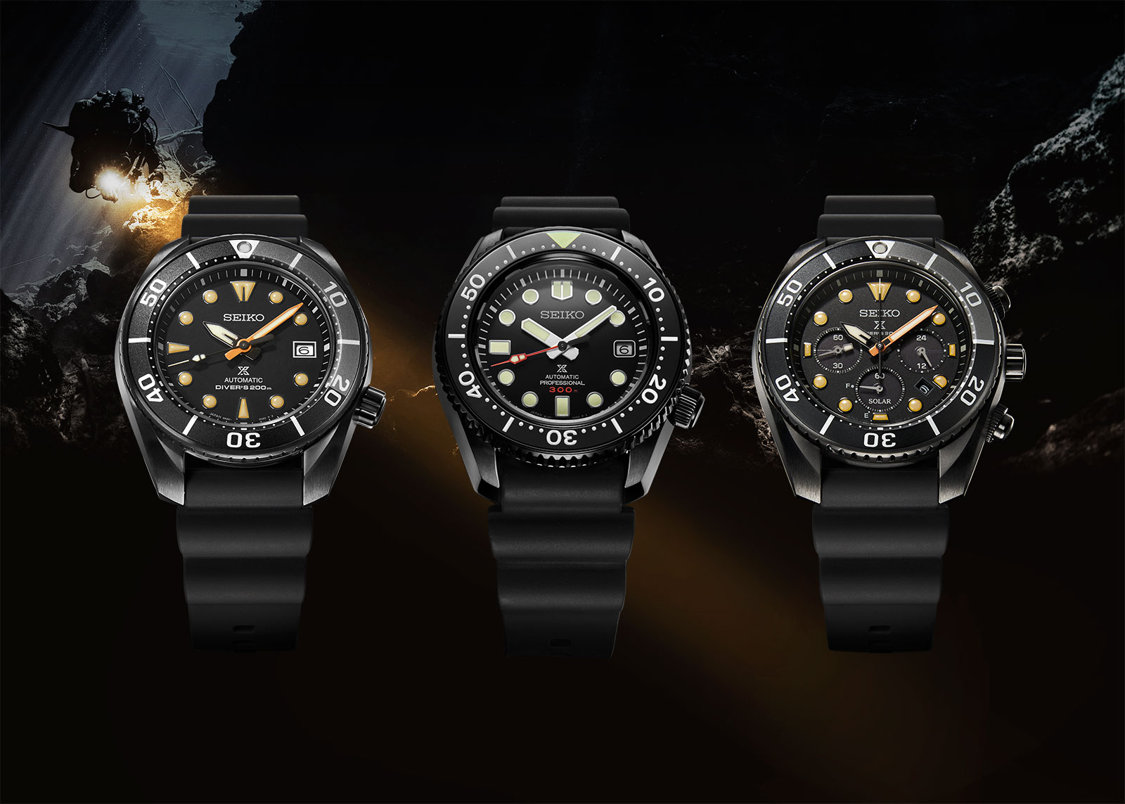 Seiko Introduces the Prospex Black Series Diver Limited Editions SJX