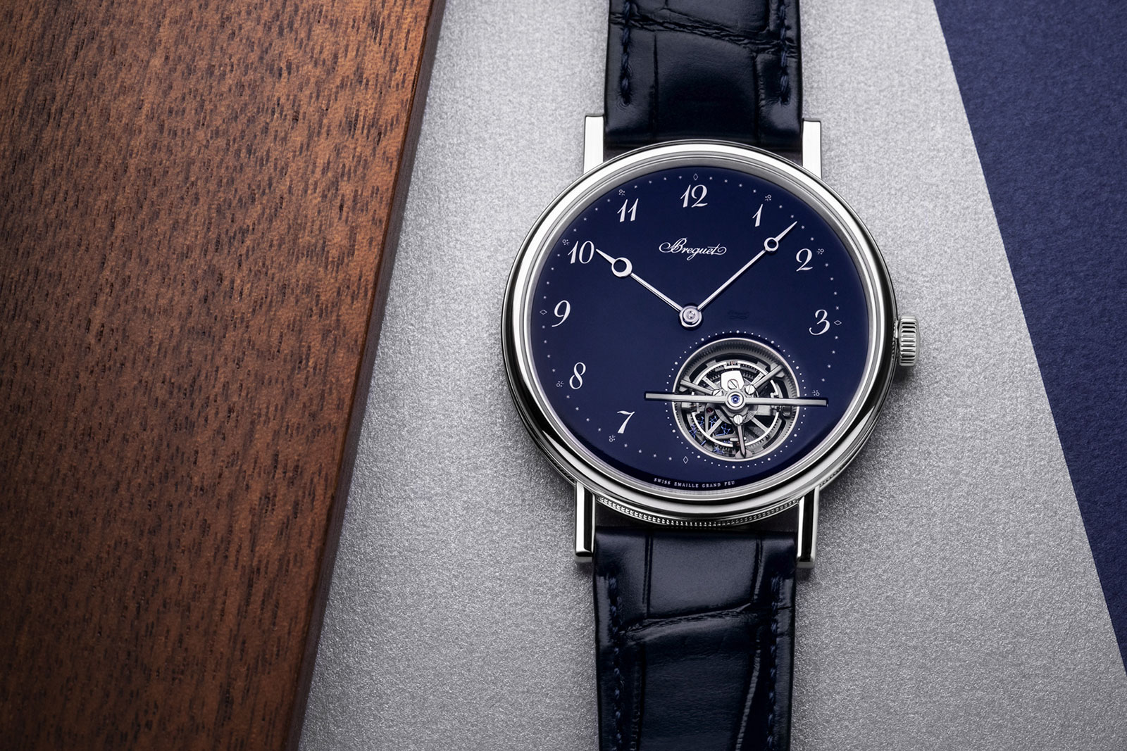 Breguet Introduces the Classique Tourbillon Extra Plat 5367 Blue Enamel SJX Watches