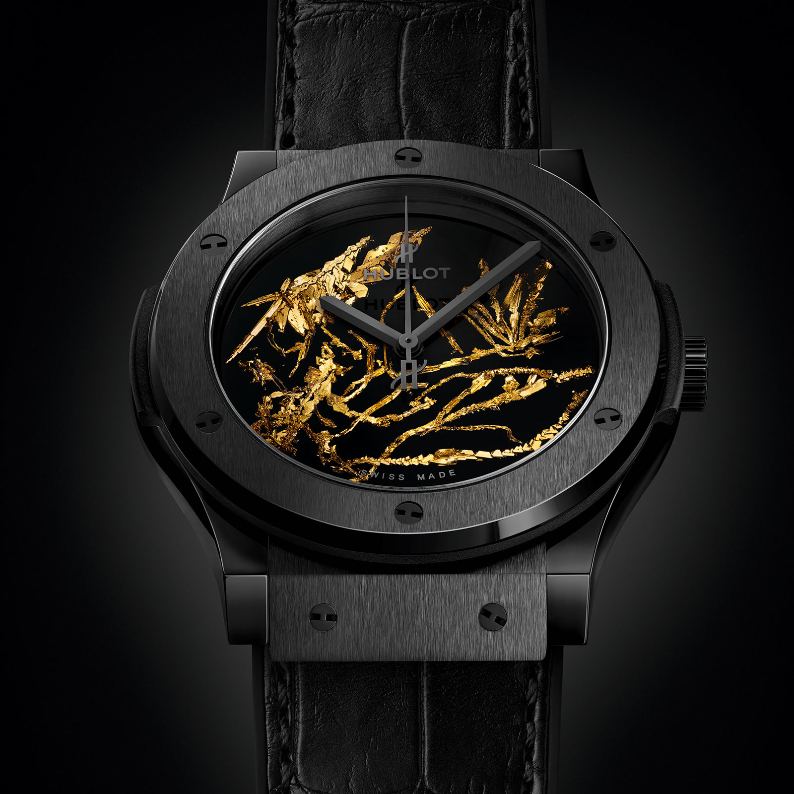 Hublot gold and discount black