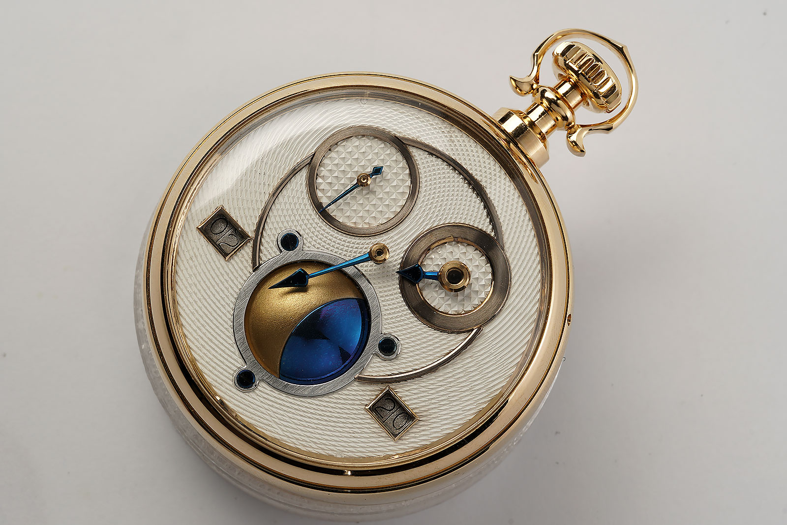 moon phase pocket watch