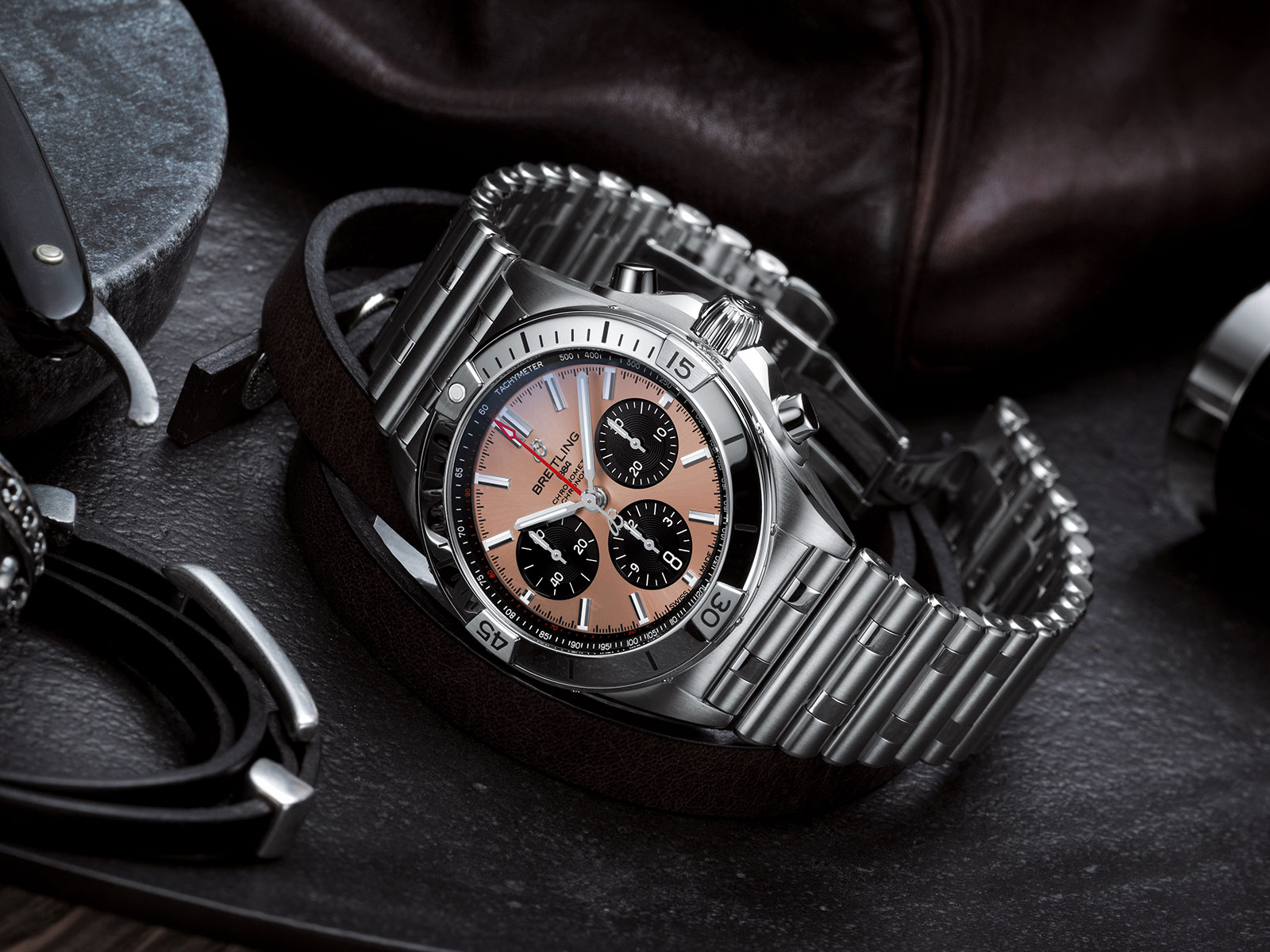 Breitling Re Introduces the Chronomat with Rouleaux Bracelet