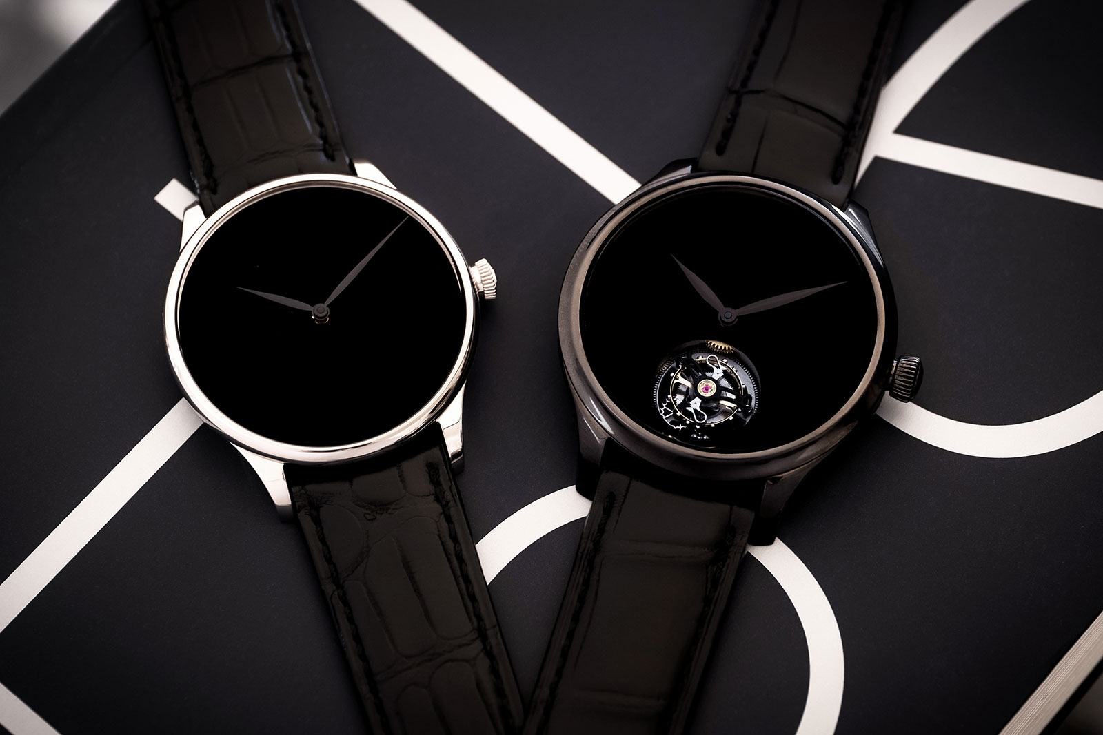 H. Moser Cie. Introduces the Vantablack Black Hands SJX Watches