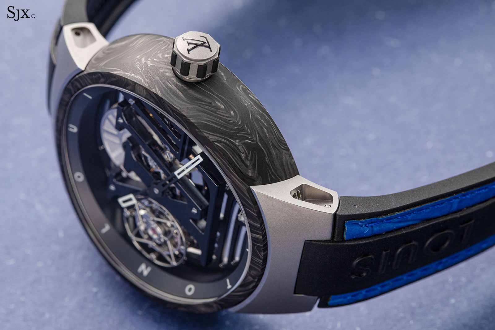 Up Close: Louis Vuitton Tambour Curve Flying Tourbillon