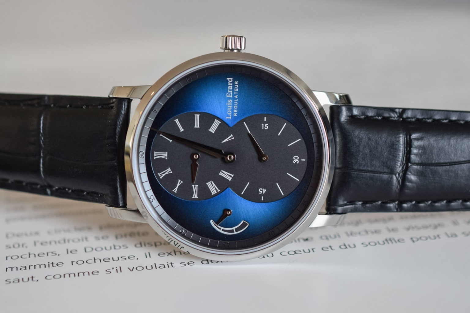 Louis Erard Introduces the Excellence Regulator with Smoked Dials SJX