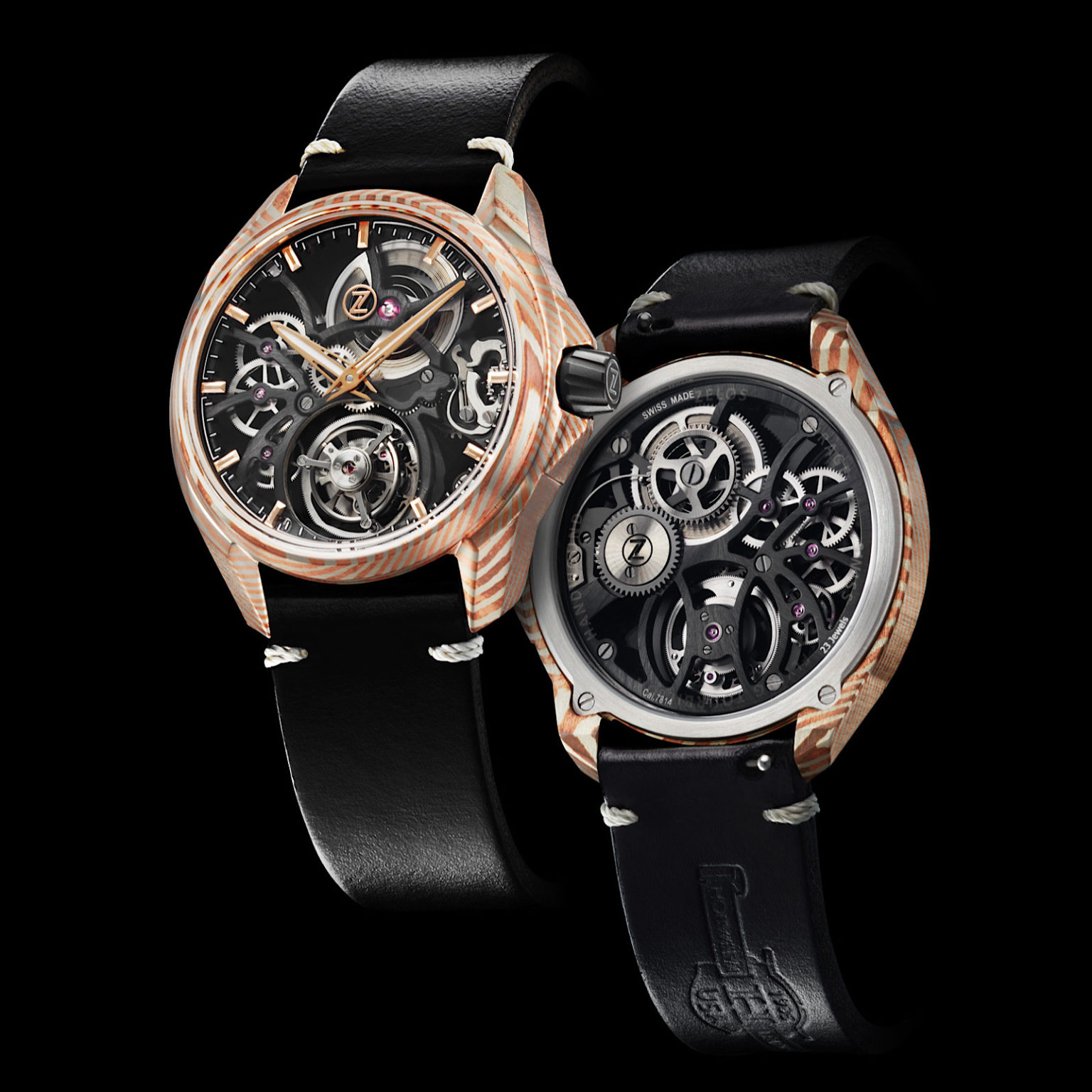 Zelos Introduces the Mirage Tourbillon in PatternWelded Alloys SJX